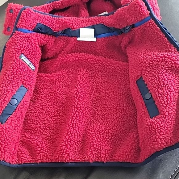 Patagonia Nwt Baby Reversible Tribbles Hoody Viking Blue - Picture 9 of 11